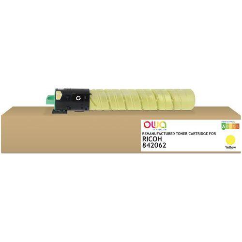 Toner remanufacturé Ricoh 842062 - Jaune thumbnail image 1
