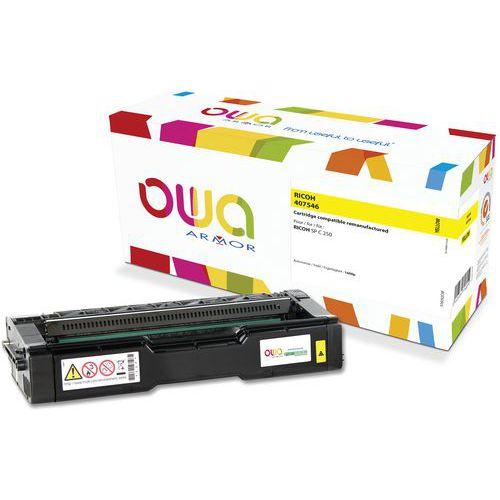 Toner remanufcaturé Ricoh SPC250 - Jaune thumbnail image 1