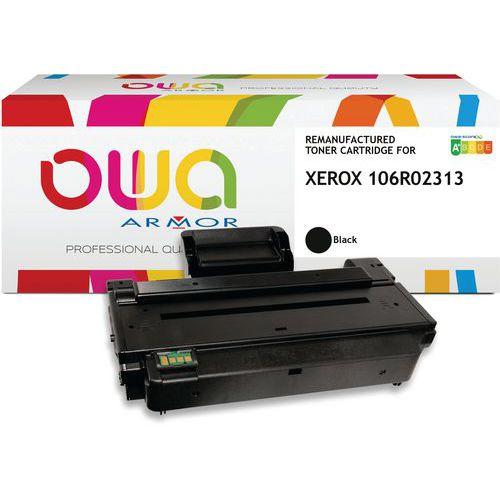 Illustration de : Toner remanufacturé Xeros 106 R 02313 - Noir - Owa