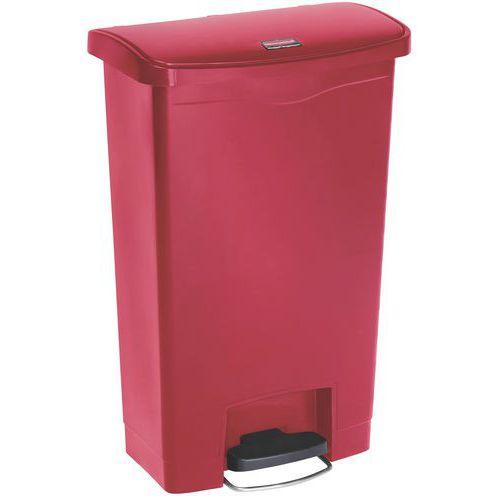 Collecteur Slim Jim Step On Front Step plastique 50 L rouge thumbnail image 1