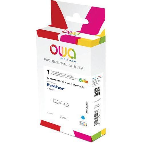 Illustration de : Cartouche d'encre remanufacturée Brother LC1240 - Owa