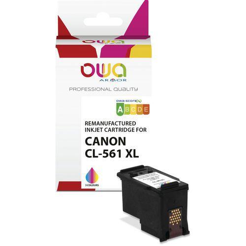 Cartouche d'encre remanufacturée Canon CL-561 XL 3 Couleurs thumbnail image 1
