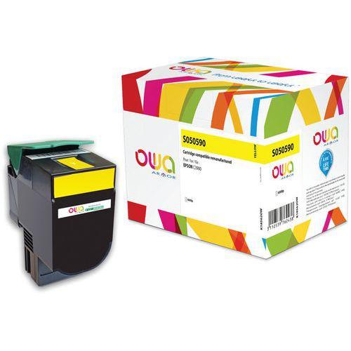 Toner remanufacturé Epson C 13 S0 50590 - Jaune thumbnail image 1