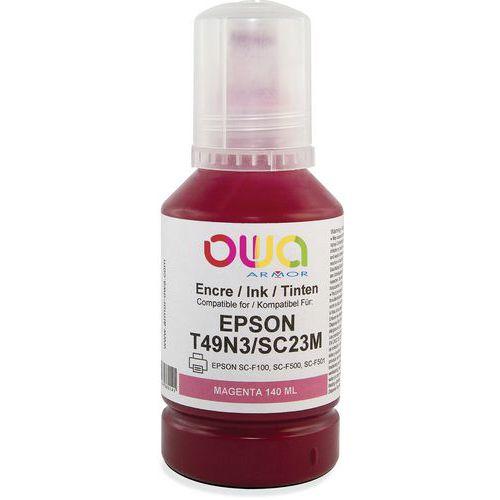 Bouteille d'encre compatible Epson T49N - Magenta thumbnail image 1