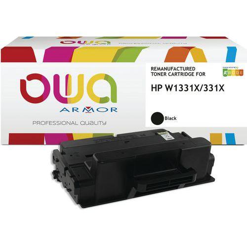Illustration de : Toner remanufacturé HP W1331X - Noir - Owa