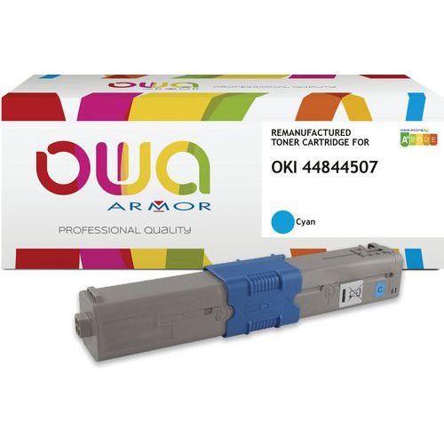 Toner remanufacturé OKI 44844507 - Cyan thumbnail image 1