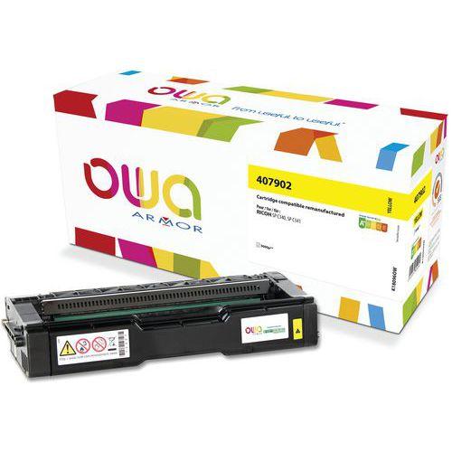 Toner remanufacturé Ricoh 407902 - Jaune thumbnail image 1