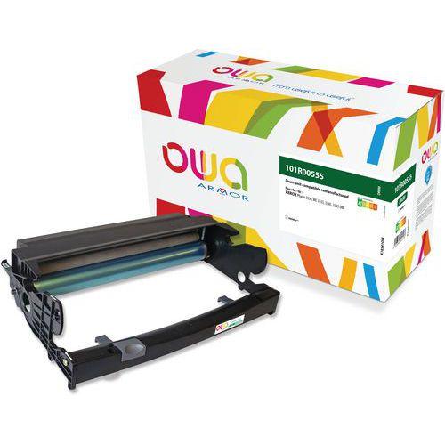 Illustration de : Tambour remanufacturé Xeros 101 R 00555 - Noir - Owa