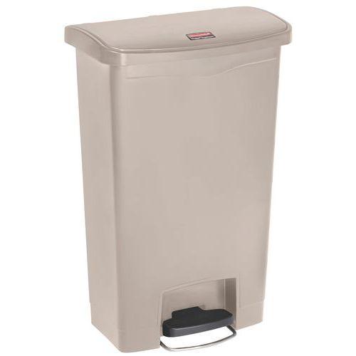 Illustration de : Collecteur Slim Jim Step On Front Step plastique 50 L_Rubbermaid