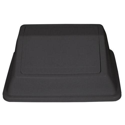Couvercle dôme basculant pour collecteur de tri - 40 L Gris thumbnail image 1
