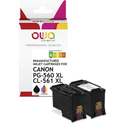 Pack2 cartouche remanufacturée Canon PG-560XL - 4 Couleurs thumbnail image 1