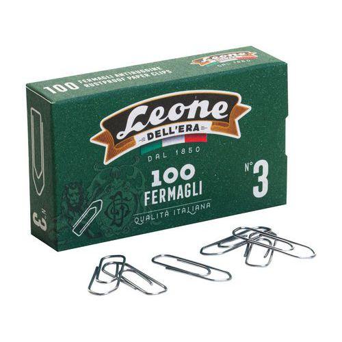 Boîte de 100 trombones galvanisés recyclés 28 mm thumbnail image 1