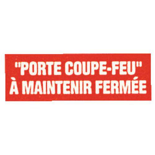 Panneau anti-incendie - "Porte coupe-feu à maintenir fermée" - Rigide thumbnail image 1