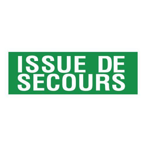 Panneau d'évacuation-secours - Issue de secours - Rigide fullname image