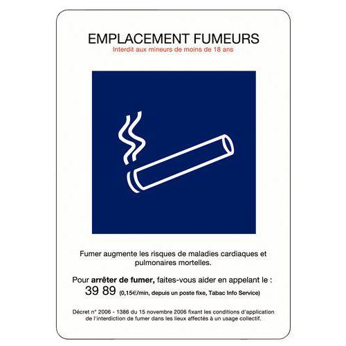 Illustration de : Pictogramme Zone fumeur - A5