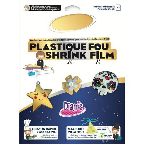 Pochette de 7 feuilles de PLASTIQUE DINGUE A4 - Or thumbnail image 1