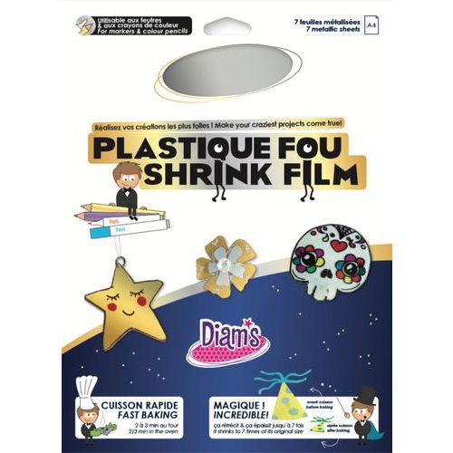 Pochette de 7 feuilles de PLASTIQUE DINGUE A4 - Argent thumbnail image 1