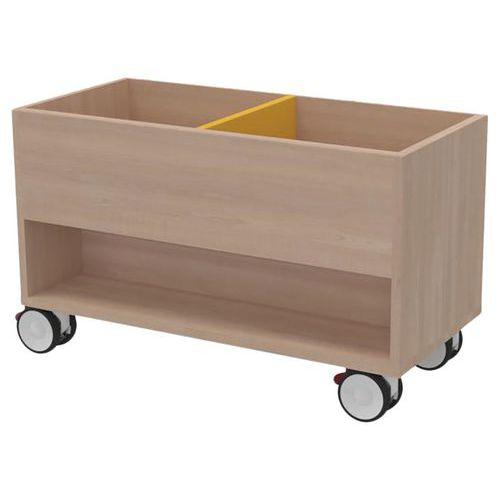 Illustration de : Bac à livres mobile Filou - Manutan Expert