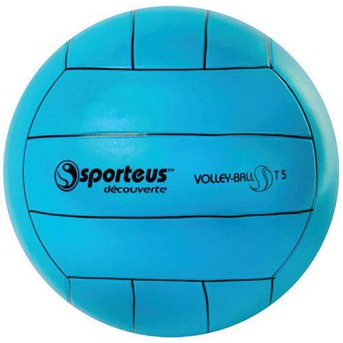 Illustration de : Ballon de Volley Initiation PVC - Sporteus - Ø 215 mm - 300 g