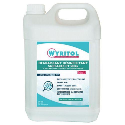 Wyritol Dégraissant désinfectant sols et surfaces 5L thumbnail image 1
