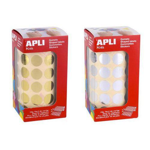 Rouleau 2832 gommettes rond Ø15 mm - Apli Kids thumbnail image 1