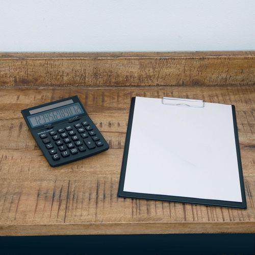 Illustration de : Calculatrice de bureau ECO850 - 12 touches - pûrement solaire - Maul