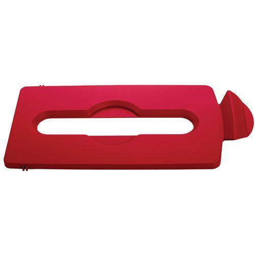 Couvercle papier station de recyclage Slim Jim_Rubbermaid thumbnail image 1