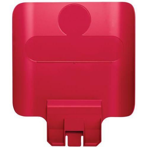 Illustration de : Panneau pour station de recyclage Slim Jim_Rubbermaid