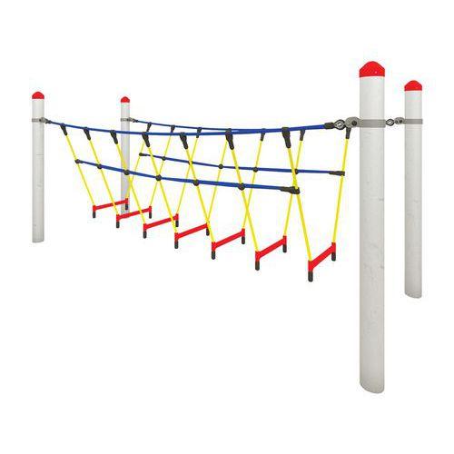 Illustration de : Le Mini Parcours à trapèzes Huck