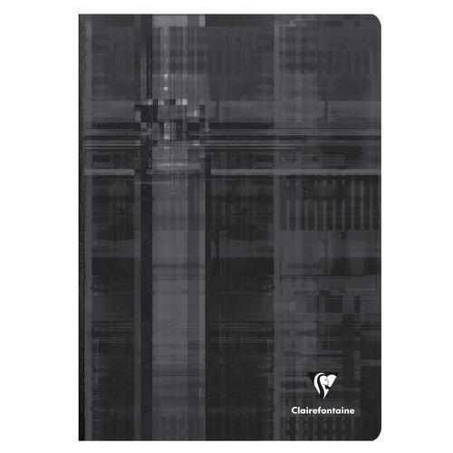 Illustration de : Cahier brochure toilé A4 ligné + marge - Clairefontaine(