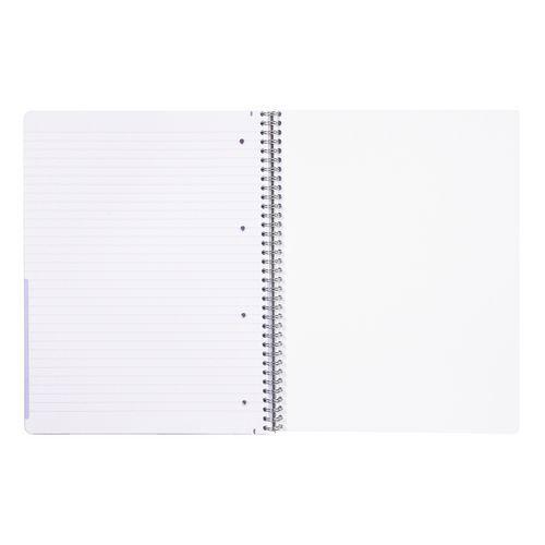 Illustration de : Duo Book cahier reliure intégrale A4+ 5/5Ligné - Clairefontaine