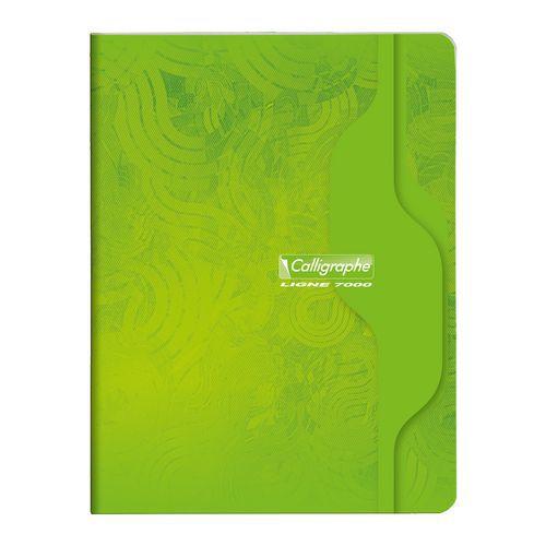 Illustration de : Cahier piqué 7000 17x22cm 5/5 96p - Calligraphe