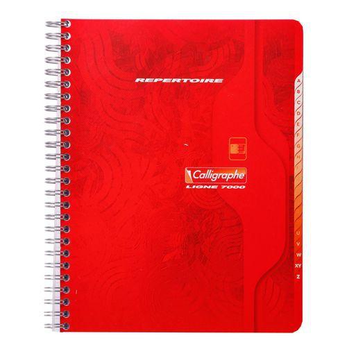 Illustration de : Répertoire reliure intégrale 7000 17x22cm 5/5 180p - Calligraphe