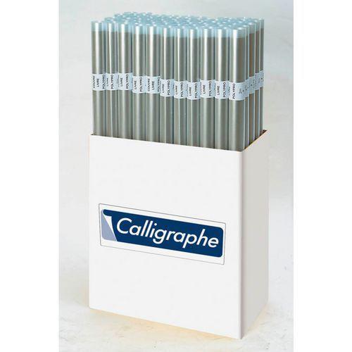 Illustration de : Couvre-livres grainé non adhésif 200x70 cm - Calligraphe