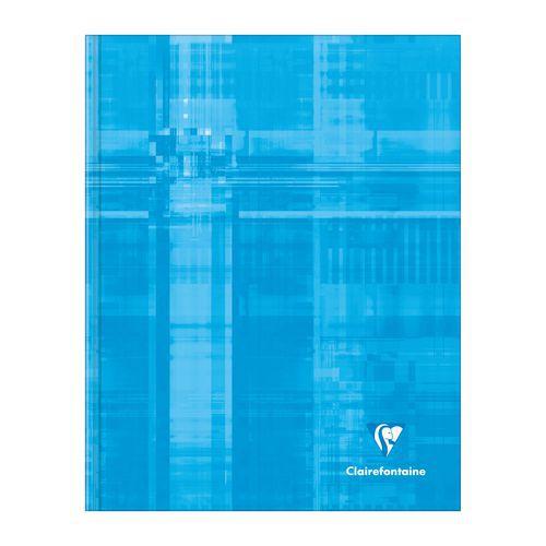 Illustration de : Cahier brochure rembordée rigide 17x22 cm - Clairefontaine