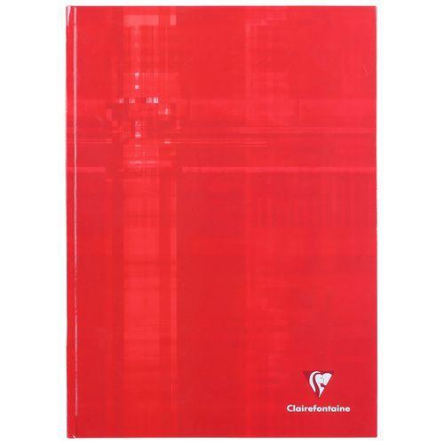 Brochure rembordée Rouge 21x29,7cm 192p ligné + marge thumbnail image 1