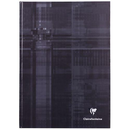 Brochure rembordée Gris foncé 21x29,7cm 192p ligné + marge thumbnail image 1