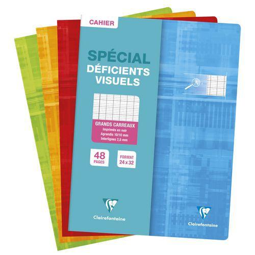 Cahier piqué déficients visuels - Clairefontaine thumbnail image 1