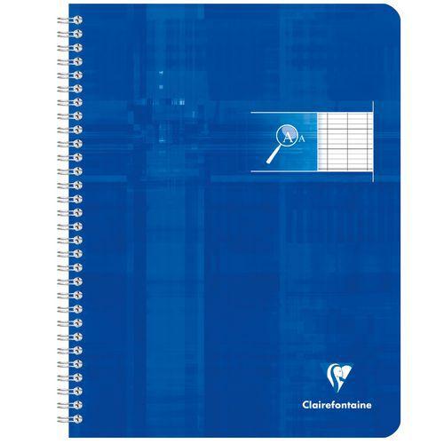Cahier reliure intégrale déficients visuels 17x22cm 100p séyès noir 2,5mm 10/10 thumbnail image 1