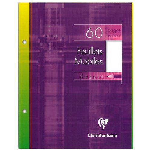 Feuillets mobiles Dessin sous étui O (uni) - Clairefontaine thumbnail image 1
