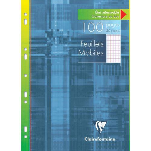 Feuillets mobiles s/étui 21x29,7cm 100p Q.5x5 + marge thumbnail image 1