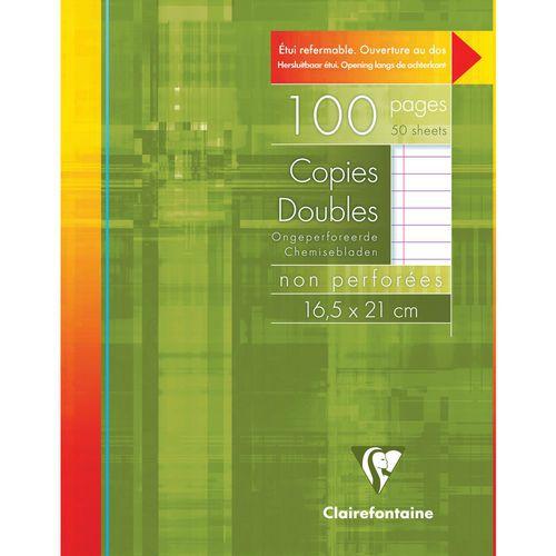 Copies doubles non perfsous étui 16,5x21 cm - Clairefontaine thumbnail image 1