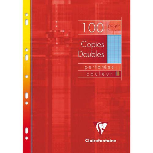 Copies doubles de couleur sous étui A4 Seyès - Clairefontaine thumbnail image 1