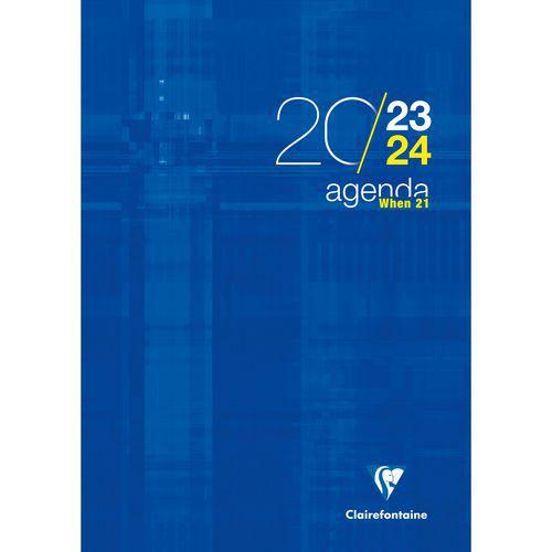 Illustration de : Agenda millésimé When 21 piqûre A4 - Clairefontaine