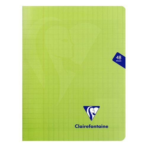 Mimesys cahier piqué polypro 17x22cm 48p séyès Vert thumbnail image 1