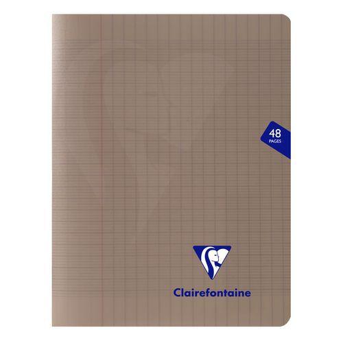 Mimesys cahier piqué polypro 17x22cm 48p séyès Gris thumbnail image 1
