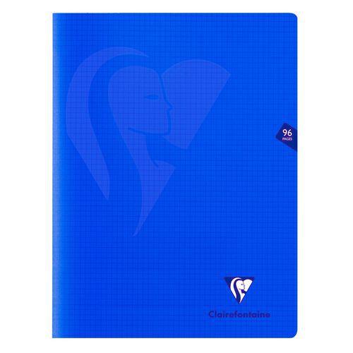 Mimesys cahier piqué polypro 24x32cm 96p Q.5x5 coloris assortis thumbnail image 1