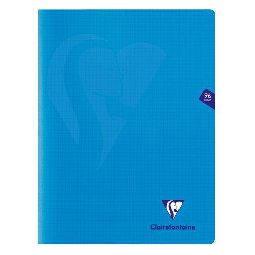 Mimesys cahier piqué polypro 24x32cm 96p Q.5x5 Bleu thumbnail image 1