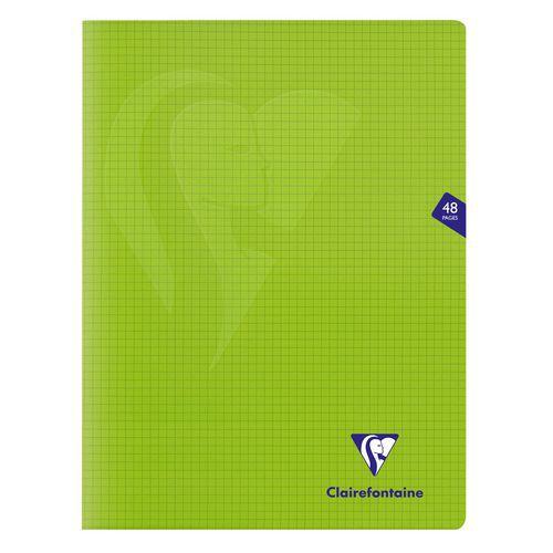 Mimesys cahier piqué polypro 24x32cm 48p Q.5x5 Vert thumbnail image 1