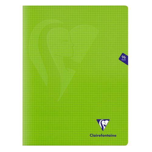 Mimesys cahier piqué polypro 24x32cm 96p Q.5x5 Vert thumbnail image 1